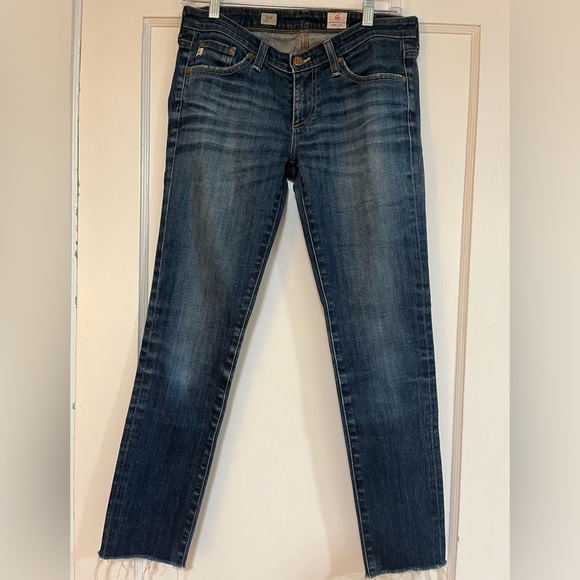 AG Adriano Goldschmied Dark Blue Skinny Jeans - Picture 1 of 9